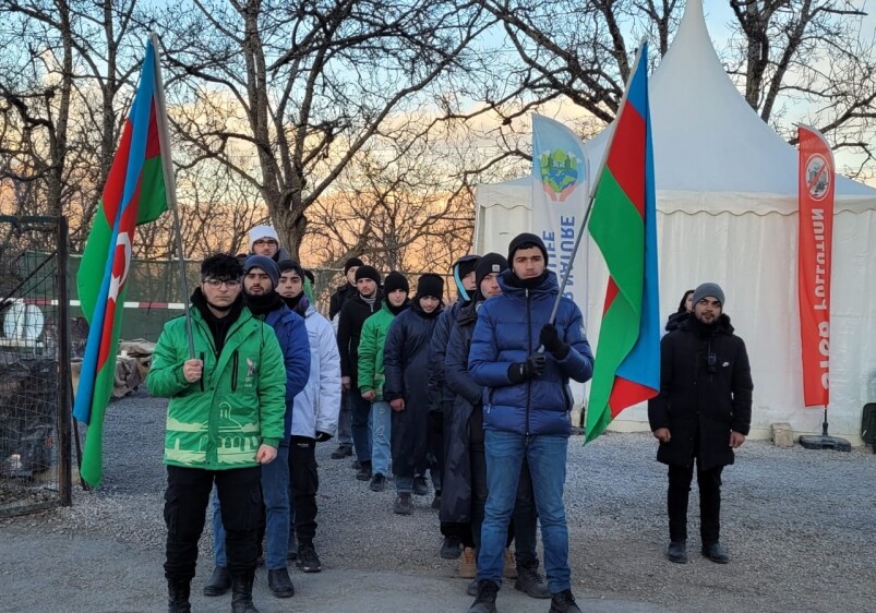 Экоакция на дороге Лачин – Ханкенди продолжается 73 дня