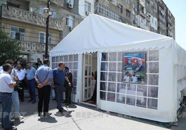 Состоялась церемония в годовщину гибели журналиста-шехида Магеррама Ибрагимова (Фото)