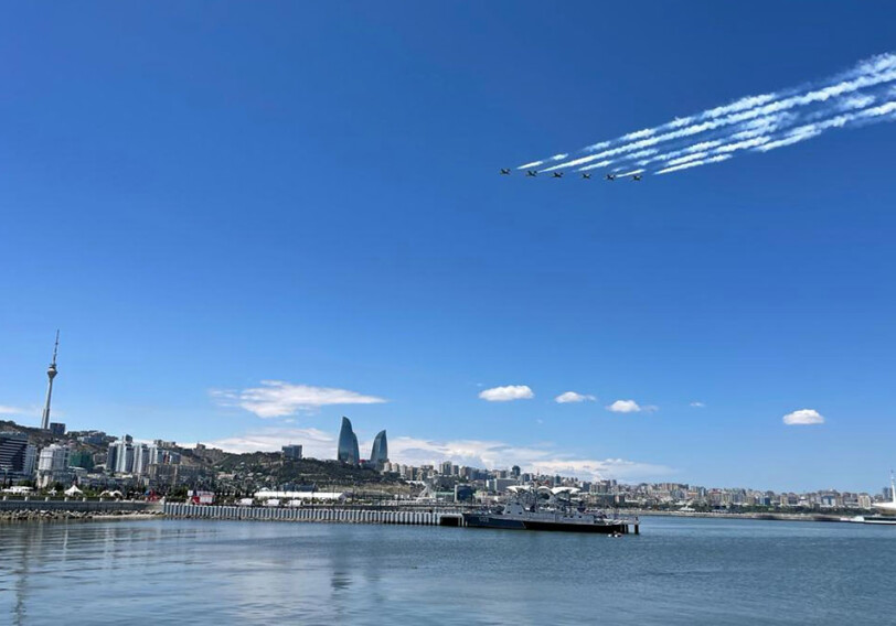 Первые полёты азербайджанских военных лётчиков на фестивале «TEKNOFEST Azerbaijan» (Фото)