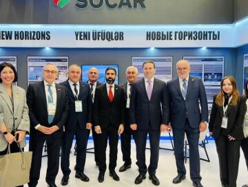 Стенд SOCAR на выставке "Нефть и газ Туркменистана-2023"